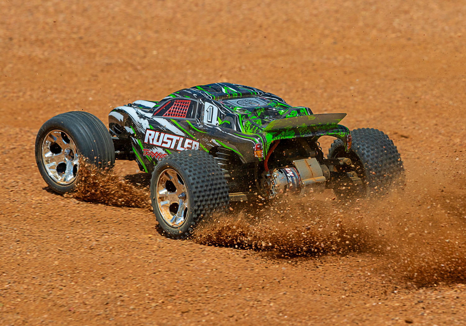 Traxxas Rustler XL5 electro truggy RTR Green Edition TRX370541GR