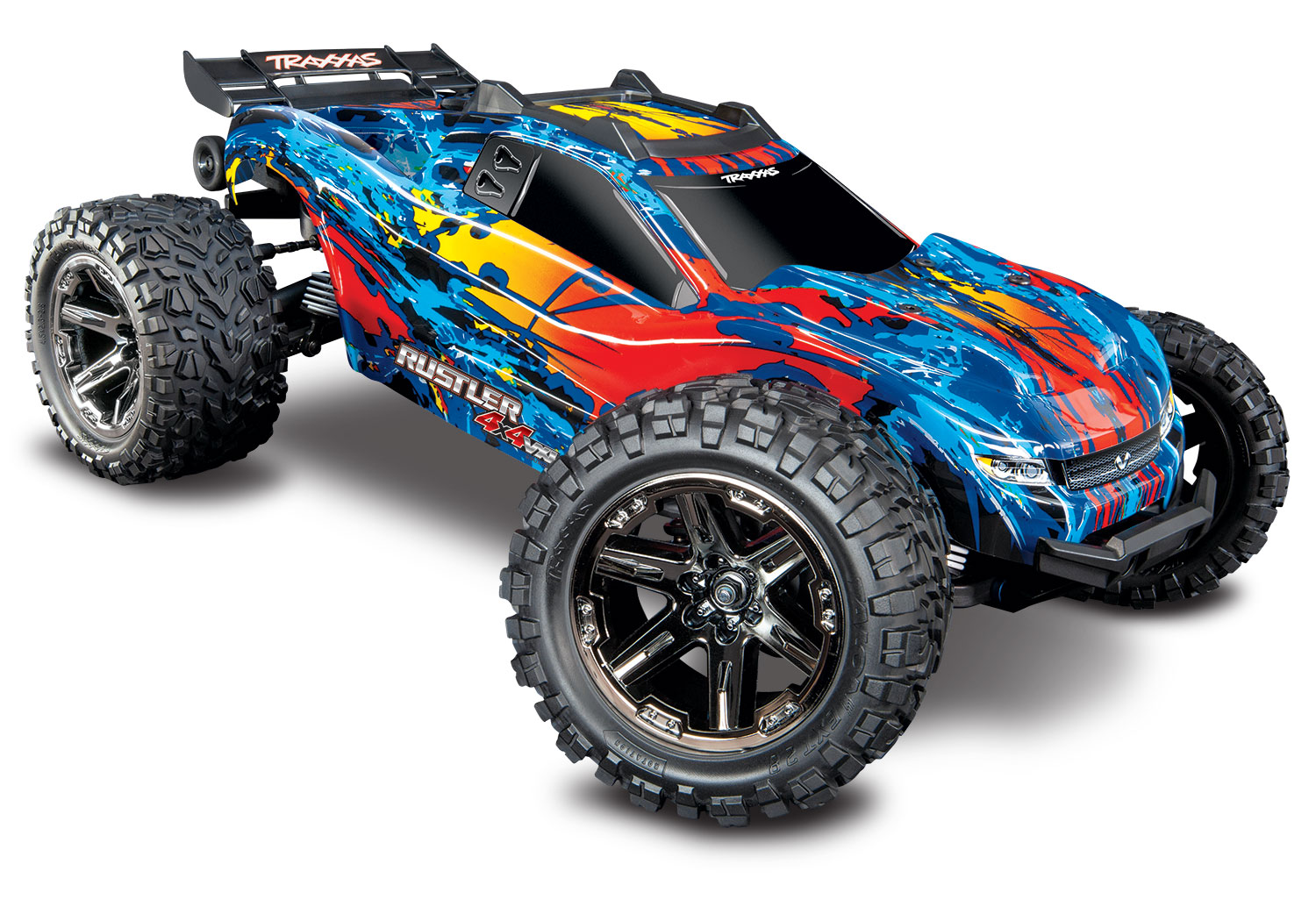 dief alcohol monster Traxxas Rustler 4X4 VXL Brushless Stadium Truck RTR TSM 2.4Ghz TRX67076-4  zonder