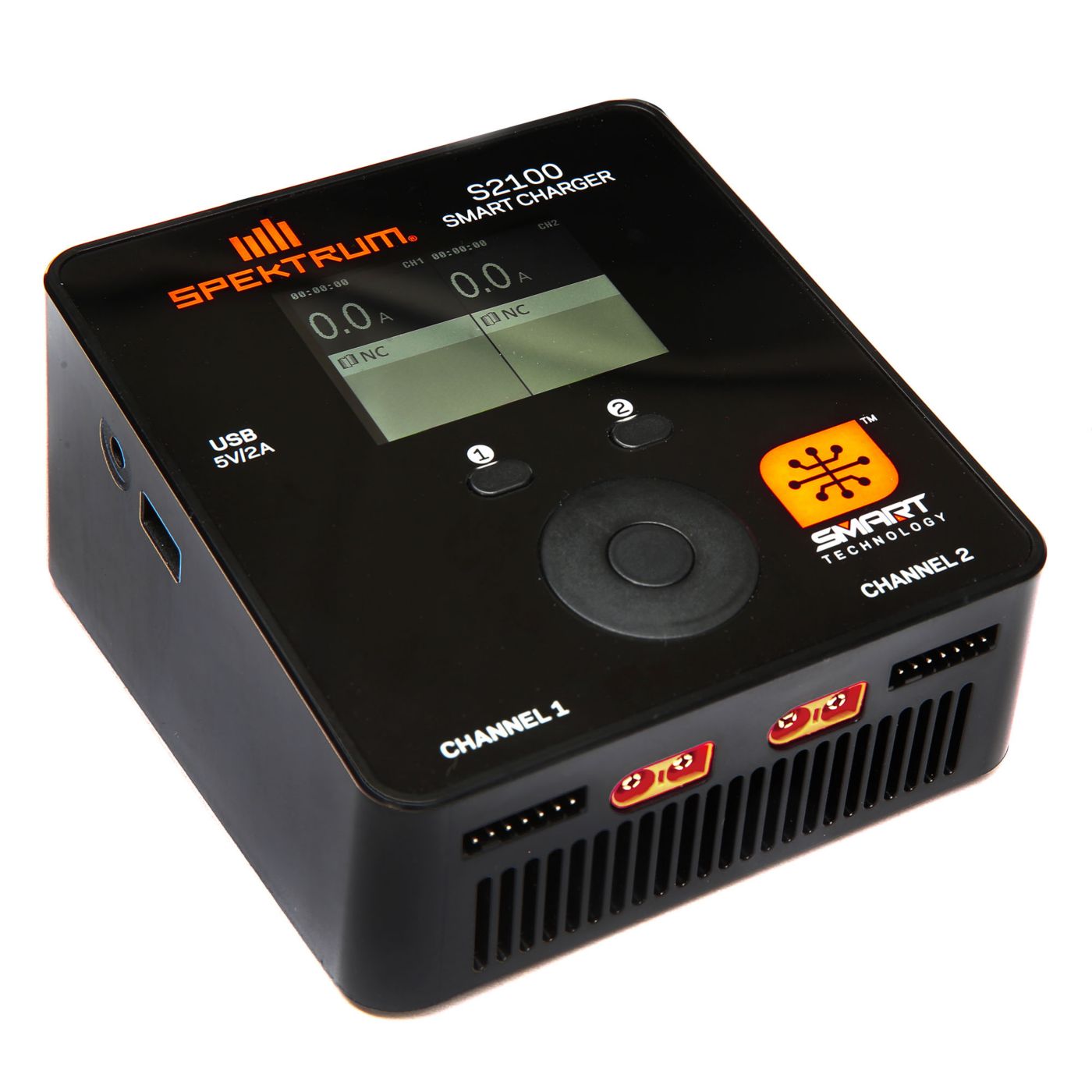 Spektrum Smart S2100 AC Charger, 2x100W (EU Plug) (SPMXC1010I)