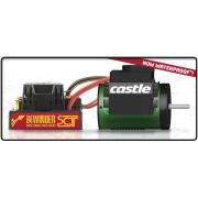 Castle - SV-3 Sidewinder - Combo - 1-10 Sport Car regelaar met 1406-6900 Sensorless motor