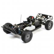 Losi 1/5 5IVE-T 2.0 4WD Short Course Truck Benzine BND, Grijs/Blauw/Wit (LOS05014T1)