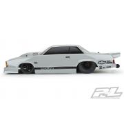 PR3549-14 1978 Chevrolet Malibu Tough-Color (Stone Grey) body voor Losi 22S No Prep Drag Car, Slash 