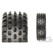 PR8260-104 Wide Wedge 2.2 2WD Z4 (Soft Carpet) Off-Road Carpet Buggy Front Tires for 2.2\" 1:10 2WD