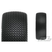 PR9064-033 Slide Lock Off-Road 1:8 Buggy Tires Mounted for Front or Rear, Mounted on Velocity V2 Whi