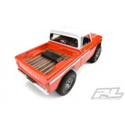 PR3483-00 1966 Chevrolet C-10 Clear Body (Cab + Bed) for 12.3\" (313mm) Wheelbase Scale Crawlers