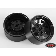 5 Lug Wagon 1.9 Steel Stamped Beadlock Wheels (Black) (4)