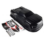 TMT Body onbreekbaar zwart incl. Sticker voor ARRMA Kraton 6S