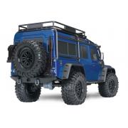 Traxxas TRX-4 Land Rover Defender Crawler Adventure Edition, Metalic Blauw zonder Accu, zonder Lader