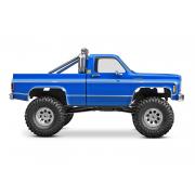 TRAXXAS TRX-4M HIGH TRAIL CRAWLER MET 1979 CHEVROLET K10 BODY: 1/18 SCHAAL 4WD ELEKTRISCHE AUTO BLAU