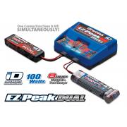 Traxxas TRX2972 Lader, 100W Duo LiPo/NiMH met iD Aut Bat herkenning