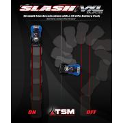 Traxxas Slash 2WD VXL TQi TSM (no battery/charger), Fox TRX58076-4F