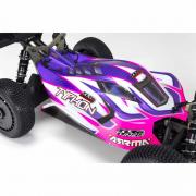 Arrma 1/8 TLR Tuned TYPHON 4WD-rollerbuggy, roze/paars ARA8306