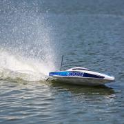 ProBoat 36\" Sonicwake, Blauw/Wit, Self-Right Deep-V Brushless RTR (PRB08032T1)