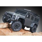 Traxxas TRX-4 Land Rover Defender Crawler Adventure Edition, Metalic Blauw zonder Accu, zonder Lader