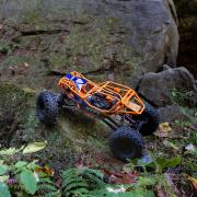 Axial 1/10 RBX10 Ryft 4WD Brushless Rock Bouncer RTR, Oranje AXI03005T1