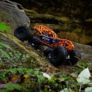 Axial 1/10 RBX10 Ryft 4WD Brushless Rock Bouncer RTR, Oranje AXI03005T1