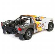 Losi 1/5 5IVE-T 2.0 4WD Short Course Truck Gas BND, Grijs/Oranje/Wit (LOS05014T2)