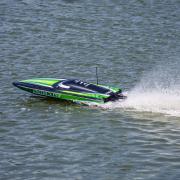 ProBoat 36\" Sonicwake,Zwart/Groen, Self-Right Deep-V Brushless RTR (PRB08032T2)