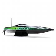 ProBoat 36\" Sonicwake,Zwart/Groen, Self-Right Deep-V Brushless RTR (PRB08032T2)