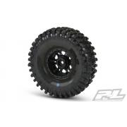 PR10128-13 Hyrax 1.9\" G8 Rock Terrain Truck Tires Mounted for Front or Rear 1.9\" Rock Crawler, Mount