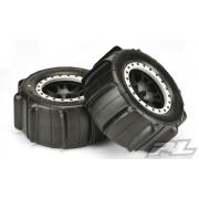 PR10146-13 Sling Shot 4.3\" Pro-Loc Sand Tires Mounted for X-MAXX Front or Rear, Mounted on Impulse P