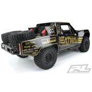 PR3547-18 Pre-Painted / Pre-Cut 1967 Ford F-100 Race Truck Heatwave Edition (Black) Body for Unlimit