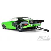 PR3550-00 1972 Plymouth Barracuda Clear Body voor Slash 2wd Drag Car & AE DR10