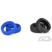 PR8269-17 Inversion 2.2\" 4WD MC (Clay) Indoor Buggy Front Tires for 2.2\" 1:10 4WD Front Buggy Wheels