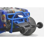 RPM70815 Blue Rear Bumper for the Traxxas Electric Rustler