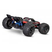 Traxxas Sledge: 1/8 4WD Rood borstelloze elektrische monstertruck met TQi 2,4 GHz Traxxas Link-enabl