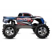 Traxxas Stampede 4X4, Blauw, Extreem terrein 4X4 Uitrusting! Compleet