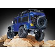 Traxxas TRX-4 Land Rover Defender Crawler Adventure Edition, Metalic Blauw zonder Accu, zonder Lader