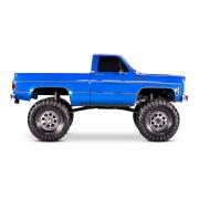 Traxxas TRX-4 Scale and Trail Crawler met Chevrolet K10 Truck Body Blauw uit 1979: 4WD elektrische t