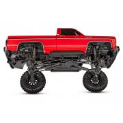 Traxxas TRX-4 Scale and Trail Crawler met Chevrolet K10 Truck Body Rood uit 1979: 4WD elektrische tr