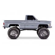 Traxxas TRX-4 Scale and Trail Crawler met Chevrolet K10 Truck Body Zilver uit 1979: 4WD elektrische 