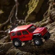 Axial 1/10 SCX10 III Jeep JLU Wrangler 4X4 Rock Crawler met Portals RTR, Oranje AXI03003BT2