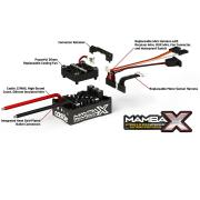 Castle - Mamba X - Combo - 1-10 Extreem Car regelaar met 1406-5700 Sensored Motor