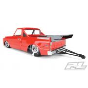 PR3557-00 Chevy C-10 transparate body uit 1972 voor Slash 2wd Drag Car en AE DR10 (met trimmen)