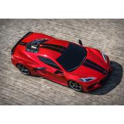 Chevrolet Corvette Stingray Rood: 1/10 schaal AWD Supercar met TQ 2,4 GHz radiosysteem