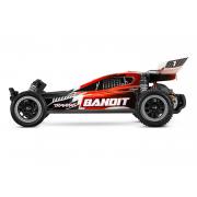 Traxxas Bandit TQ 2,4GHz LED-lampjes (incl. batterij/oplader) - Zwart/Rood