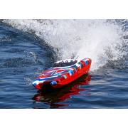 Traxxas DCB M41 Catamaran Raceboot TQi TSM, Rood/Blauw