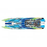 Traxxas DCB-M41 widebody 40\" Catamaran van Traxxas TRX57046-4GRNR Groen-X zonder lader en accu