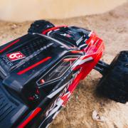 Arrma 1/8 KRATON 6S V5 4WD BLX Speed Monster Truck met Spektrum Firma RTR, Rood