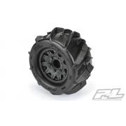 PR10193-10 Dumont 2.8\" zand-/sneeuwbanden gemonteerd voor Stampede 2wd & 4wd voor en achter, gemonte