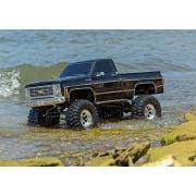 Traxxas TRX-4 Scale and Trail Crawler met Chevrolet K10 Truck Body zwart uit 1979: 4WD elektrische t