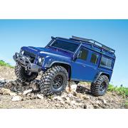 Traxxas TRX-4 Land Rover Defender Crawler Adventure Edition, Metalic Blauw zonder Accu, zonder Lader