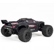 Arrma 1/10 VORTEKS 4X2 BOOST MEGA 550 Brushed Stadium Truck RTR met batterij en oplader, Gunmetal