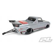 PR3557-00 Chevy C-10 transparate body uit 1972 voor Slash 2wd Drag Car en AE DR10 (met trimmen)