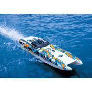 Traxxas DCB M41 Catamaran Raceboot TQi TSM, Oranje 2022