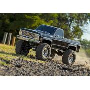 Traxxas TRX-4 Scale and Trail Crawler met Chevrolet K10 Truck Body zwart uit 1979: 4WD elektrische t